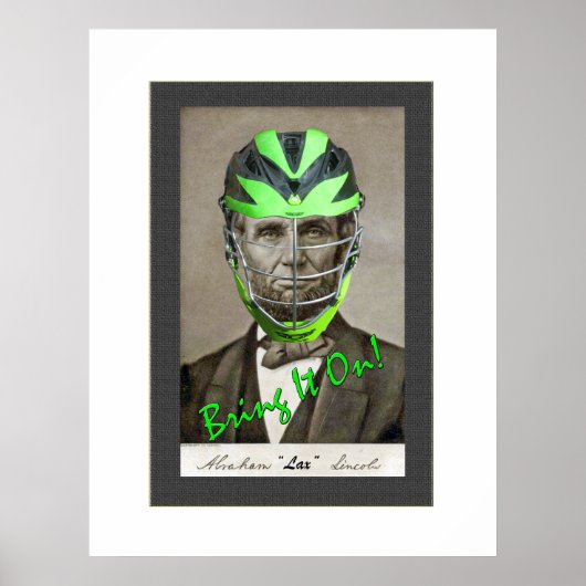 Abe "Lax" Lincoln Poster (Voorkant)