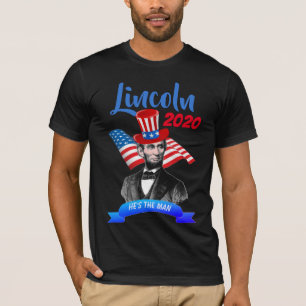 Abe Lincoln 2020 Hij is het Man T-shirt