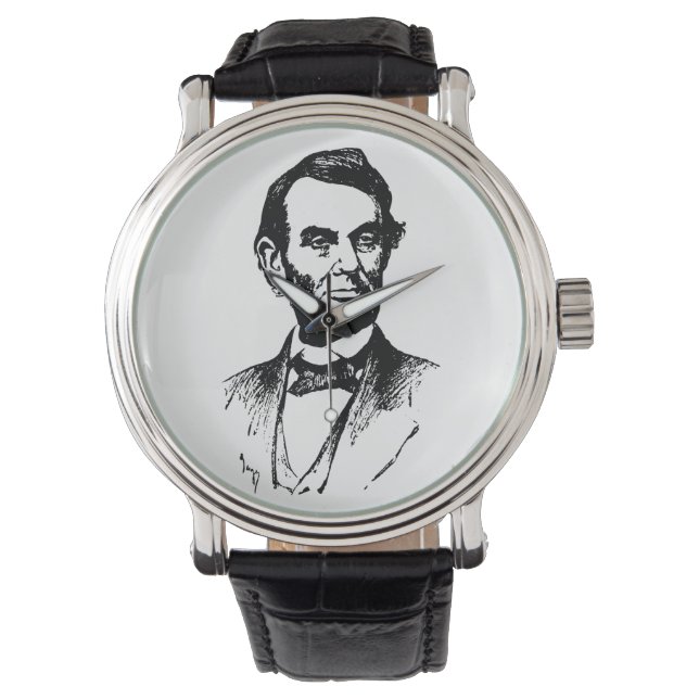 ABE LINCOLN (3) HORLOGE (Voorkant)