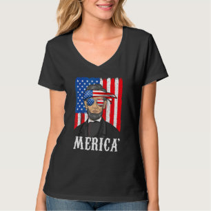 Abe Lincoln 4 juli Mannen 4 juli T-shirt