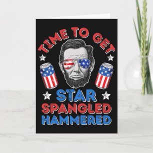 Abe Lincoln 4 juli Tijd om Sterrengeboren te worde Kaart
