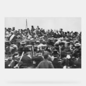 Abe Lincoln Adresse de Gettysburg : Fin de la Guer (Recto)