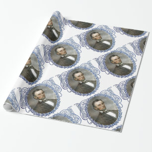 Abe Lincoln American President Portret US Cadeaupapier