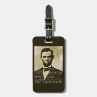 Abe Lincoln Bagagelabel