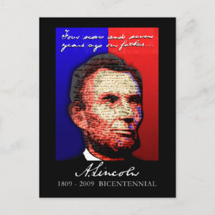 Abe Lincoln - Bicentennial Briefkaart