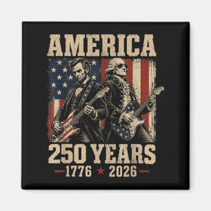 Abe Lincoln Founding Father Gitaar 250ste Magneet