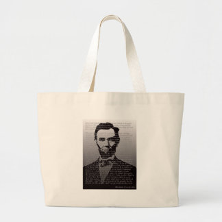 Abe Lincoln Gettysburg Adres Grote Tote Bag