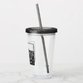 Abe Lincoln Gettysburg-toespraak: einde van de bur Acryl Drinkbeker (Links)