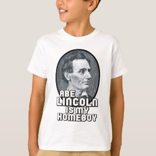 Abe Lincoln is mijn Homeboy T-shirt