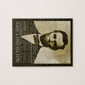 Abe Lincoln Legpuzzel (Horizontaal)