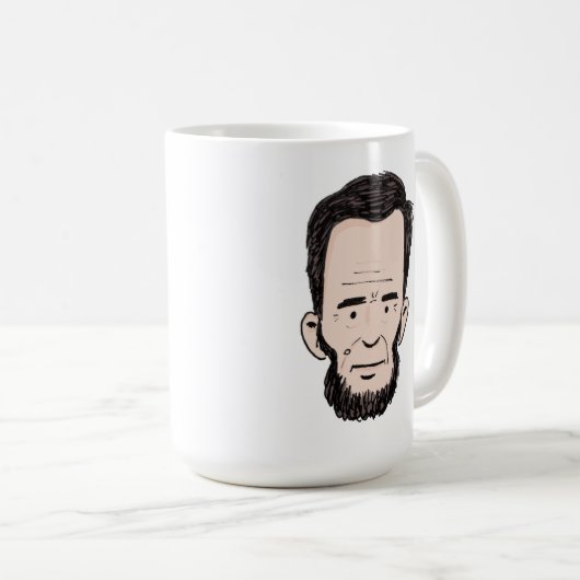 Abe Lincoln mug (Devant droit)
