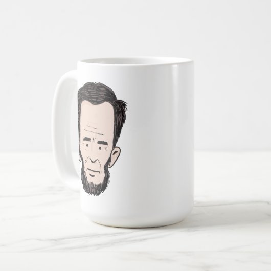 Abe Lincoln mug (Devant gauche)