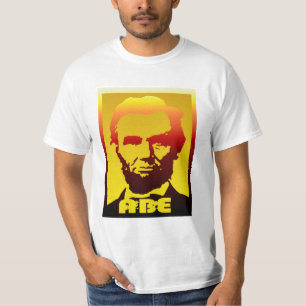 Abe Lincoln - Pop Art Abe Lincoln Portret - T-shir T-shirt