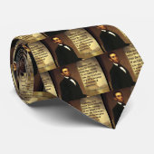 Abe Lincoln Quote: "Amerika zal nooit..." Stropdas (Opgerold)