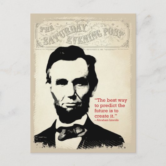 Abe Lincoln Quote Briefkaart (Voorkant)