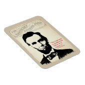 Abe Lincoln Quote Magneet (Rechterzijde)