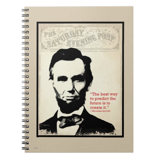 Abe Lincoln Quote Notitieboek (Voorkant)