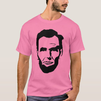 Abe Lincoln roze T-shirt
