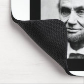 Abe Lincoln & "StandFirm"-prijsopgave Muismat (Hoek)