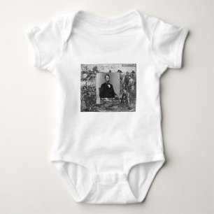 Abe Lincoln "Vernietig Vijanden" Wijsheid Citaat C Romper