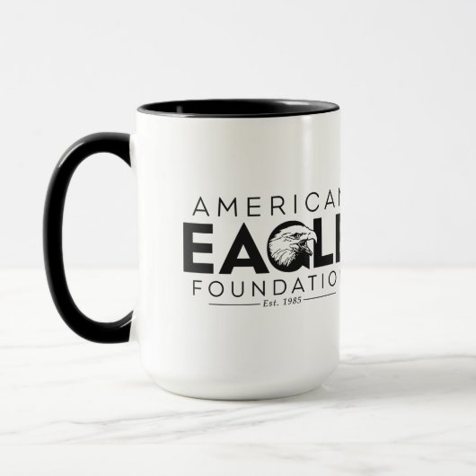 Abe the Bald Eagle Mug (Gauche)