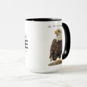 Abe the Bald Eagle Mug (Devant droit)