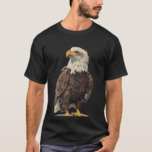 Abe the Bald Eagle T-shirt (Voorkant)