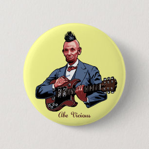 Abe Vicious Ronde Button 5,7 Cm