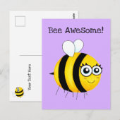 Abee Awesome, Carte Postale De Cartoon (Devant / Derrière)