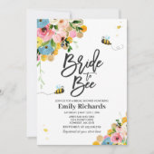 Abee Bridal Shower Invitation Floral Bride À Avoir (Devant)