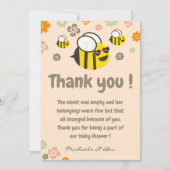 Abee merci cartes Sweet as be maman to bee (Devant)