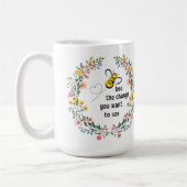 Abee the Change Inspirational Coffee Mug (Gauche)