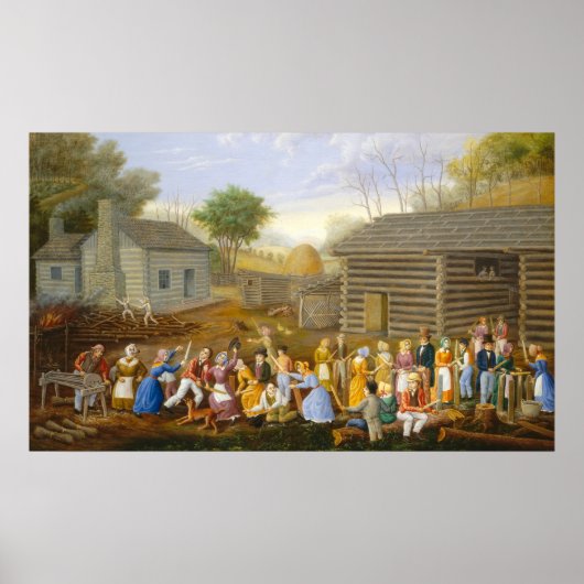 Abeille à coudre - Poster d'art de Linton Park (Devant)