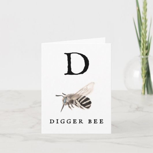Abeille à Digger "D" (Devant)