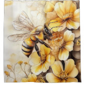 abeille à fleur Douche rideau (Devant)