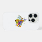Abeille à fleurs avec plantes sauvages (Verso Horizontal)