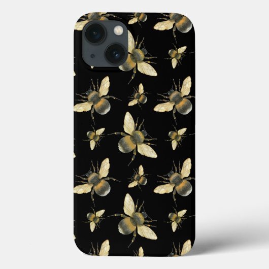 Abeille aquarelle coque iphone (Verso)