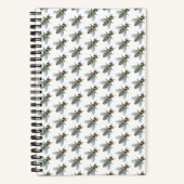 Abeille (blanc) - Cahier à reliure spirale (Recto)