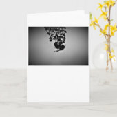 Abeille, carte (Fleur jaune)