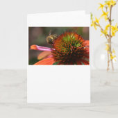 Abeille, carte (Fleur jaune)