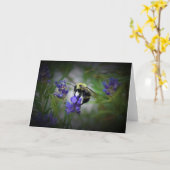 Abeille, carte (Fleur jaune)