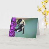 Abeille, carte (Fleur jaune)