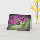 Abeille, carte (Fleur jaune)