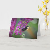 Abeille, carte (Fleur jaune)