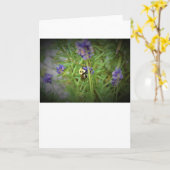 Abeille, carte (Fleur jaune)