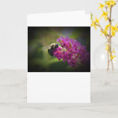 Abeille, carte (Fleur jaune)