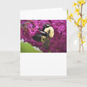 Abeille, carte (Fleur jaune)