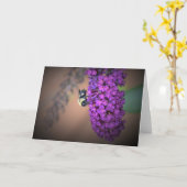 Abeille, carte (Fleur jaune)