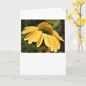 Abeille, carte (Fleur jaune)