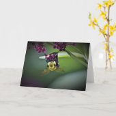 Abeille, carte (Fleur jaune)